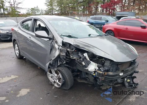 2014 Hyundai Elantra Se из США, поврежденный, VIN 5NPDH4AE4EH477441